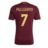 Fotballdrakt Herre AS Roma Lorenzo Pellegrini #7 Hjemmedrakt 2024-25 Kortermet